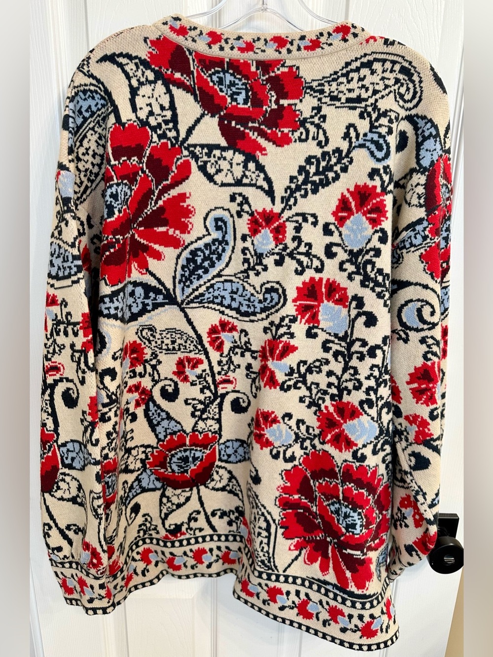 Farm Rio Francesca Jacquard Cardigan in Size L $248 - Picture 5 of 7